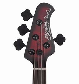 Sterling by Music Man Stingray Ray34 "Dark Scarlet Burst"
