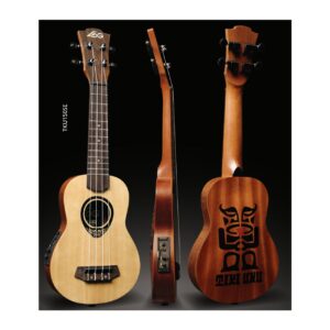 LÂG TKU150CE Tiki Konzert-Ukulele