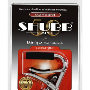 SHUBB C5 Capo für Banjo (flat fretboard)