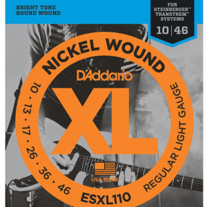 D’Addario XL Nickel Wound Double Ball End “Steinberger“