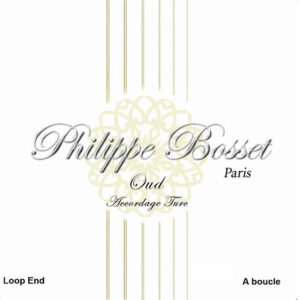 Oud Turkish tuning Set, 11-String, silver/clear nylon, Loop End Normal Tension Stärken: .022/.022 – .028/.028 – .025w/.025w – .028w/.028w – .032w/.032w – .041w