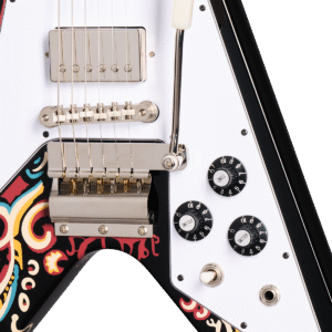 Jimi Hendrix™ "Love Drops" Flying V Ebony