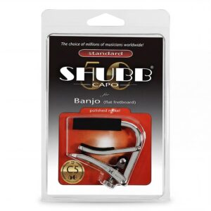 SHUBB C5 Capo für Banjo (flat fretboard)