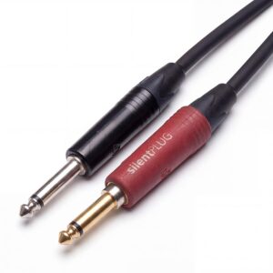 Contrik Instrumenten- und Gitarrenkabel - Klinke 6.35 mm (1/4") SILENT Mono > Klinke 6.35 mm (1/4") Mono Neutrik® - Swissflex asymmetrisch - 6 m