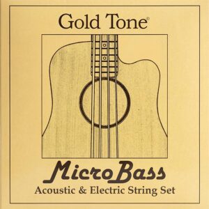 Gold Tone Micro Bass Polymer Strings