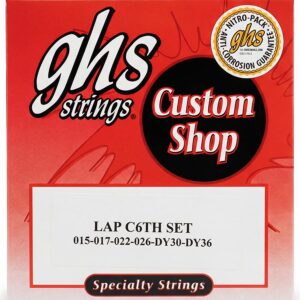 Für C6th-Stimmung, Stärken: 015 017 022 026 DY30 DY36